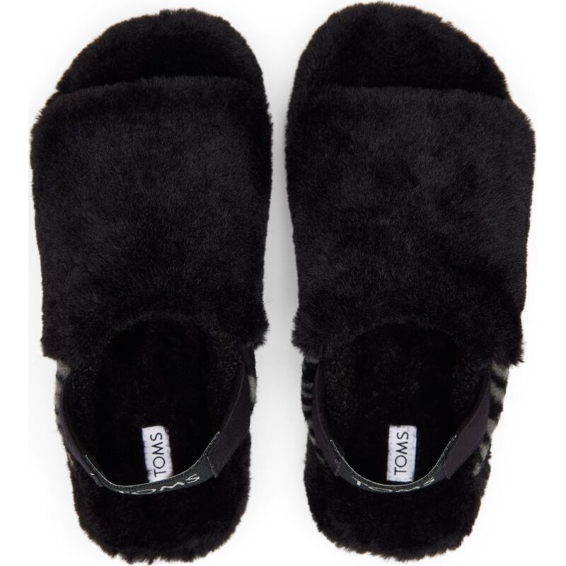TOMS Faux Fur Women's Sofia Slipper Black
