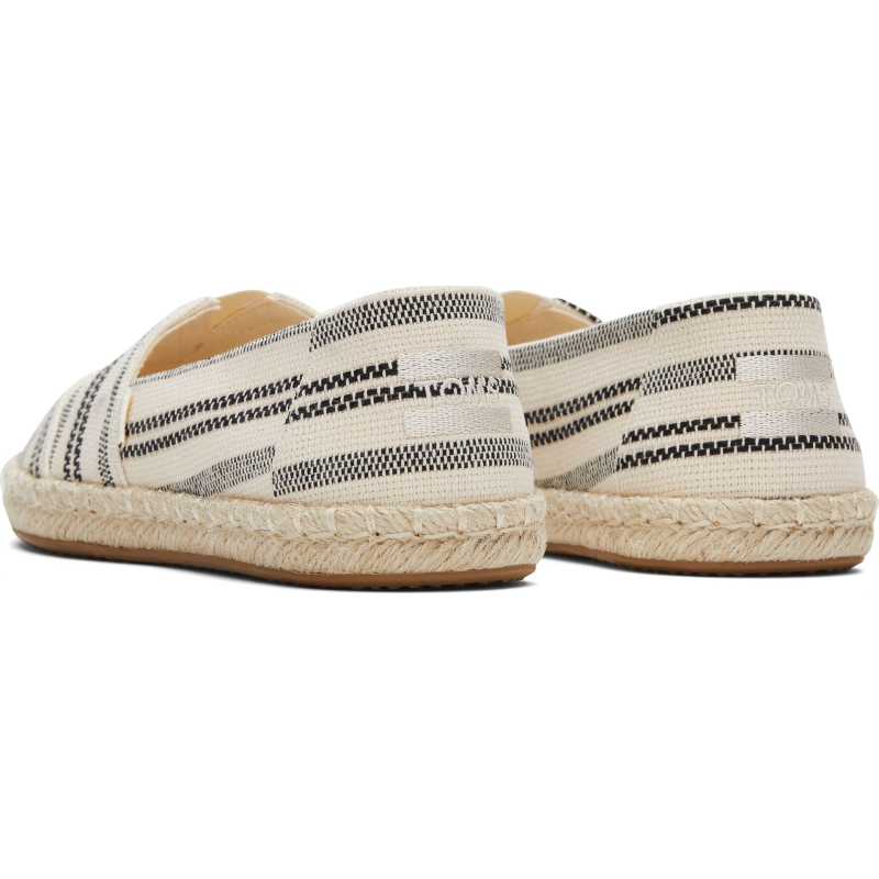 TOMS Global Stripe Women's Rope Alpargata Natural