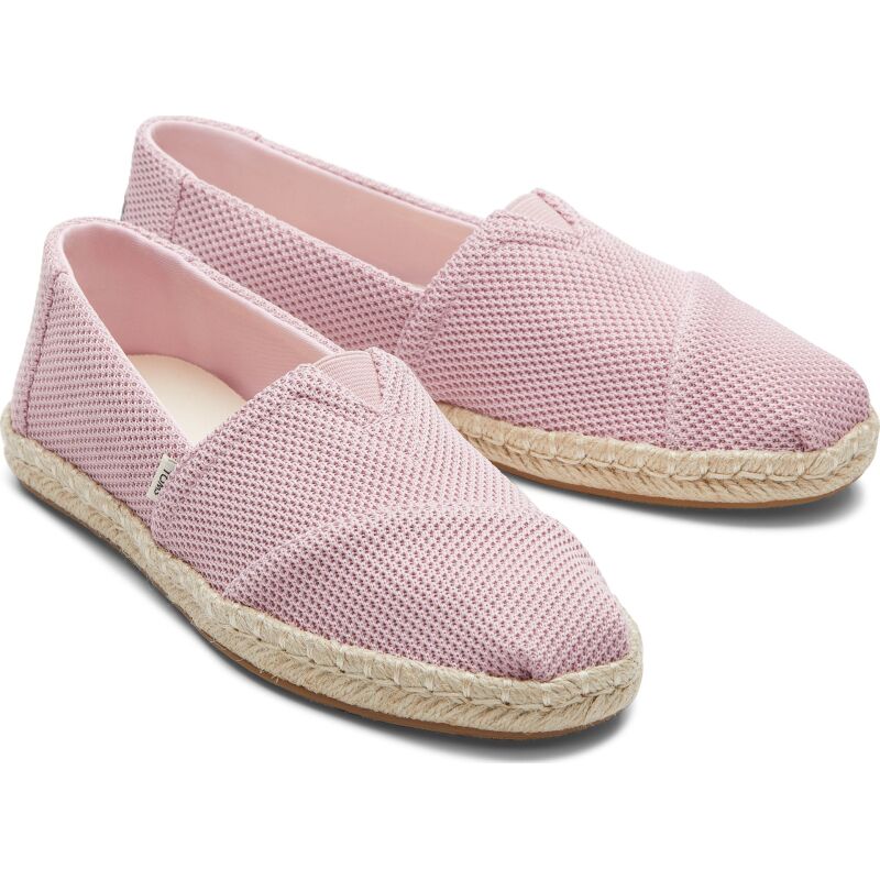 TOMS Repreve Knit Women's Rope Alpargata Chalky Pink