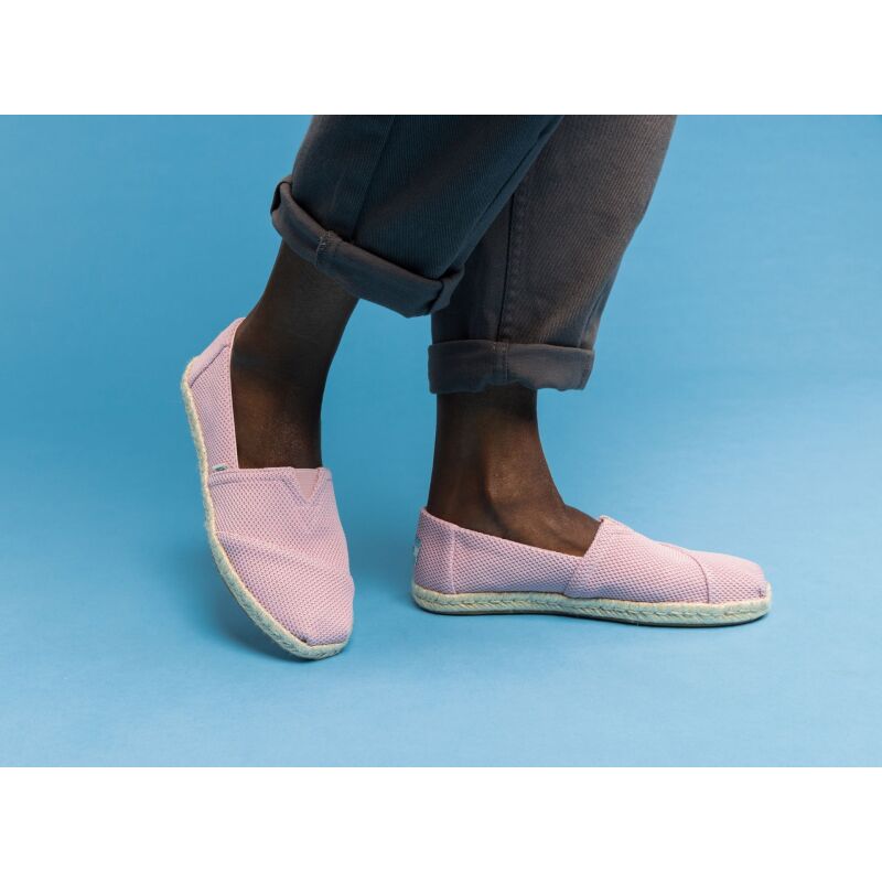 TOMS Repreve Knit Women's Rope Alpargata Chalky Pink