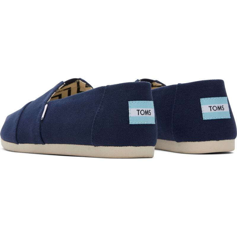 TOMS Recycled Cotton Canvas Men's Alpargata Navy