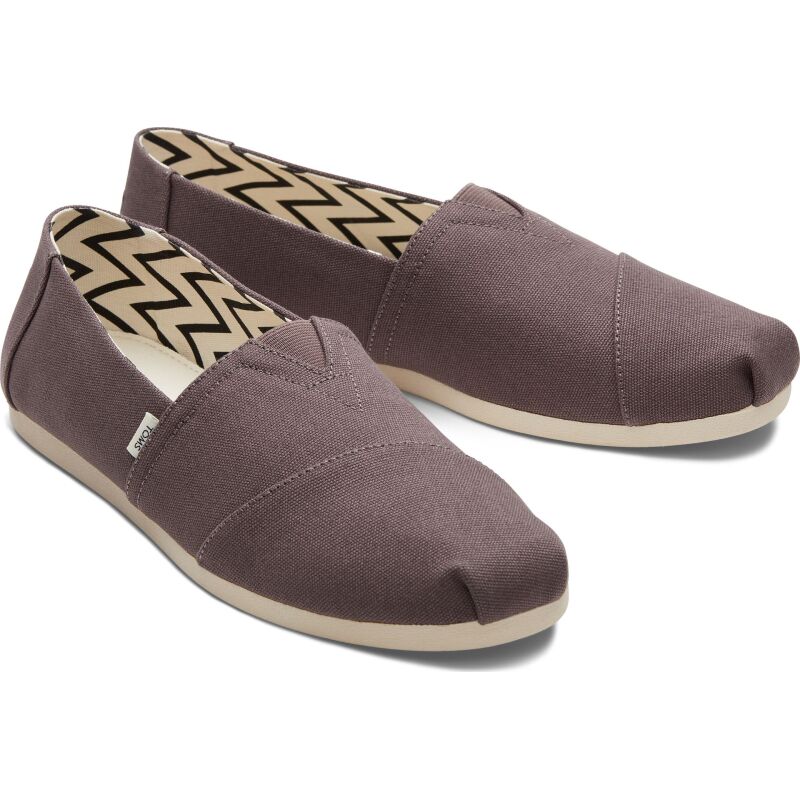 TOMS Recycled Cotton Canvas Men's Alpargata Ash