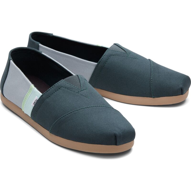 TOMS Canvas Cloud Bound Men's Alpargata Dark Forest Green
