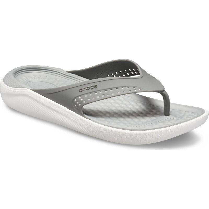 Crocs™ LiteRide Flip Smoke/Pearl White