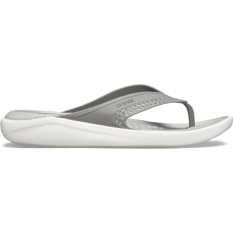 Crocs™ LiteRide Flip Smoke/Pearl White