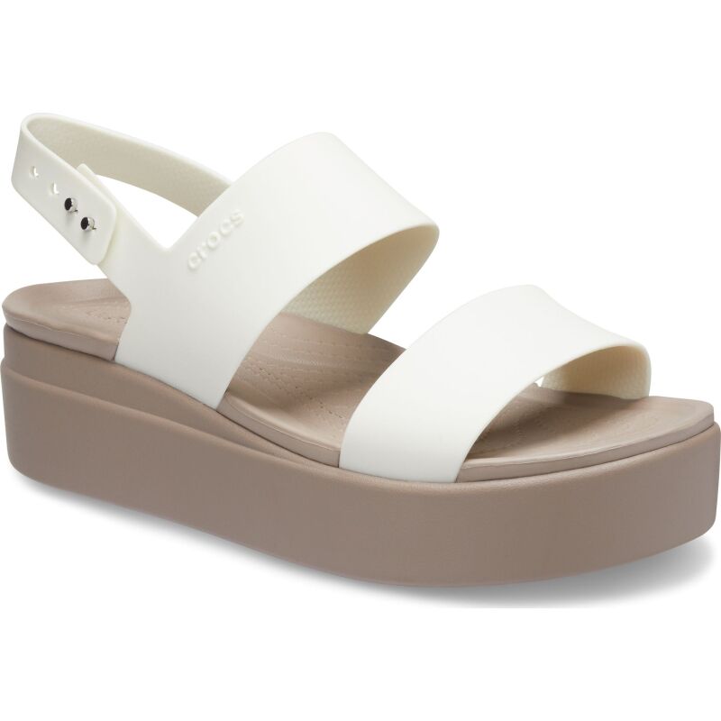 Crocs™ Brooklyn Low Wedge Womens Oyster