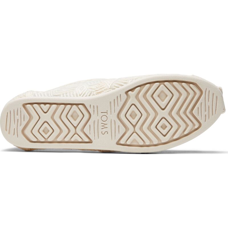 TOMS Geo Lace Women's Alpargata Natural