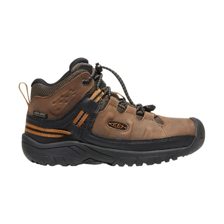 Keen TARGHEE MID WP YOUTH Dark Earth/Golden Brown