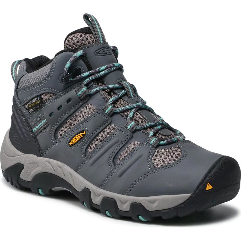 Keen KOVEN MID WP WOMEN Steel Grey/Wasabi