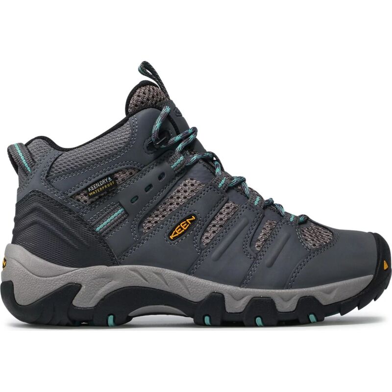 Keen KOVEN MID WP WOMEN Steel Grey/Wasabi