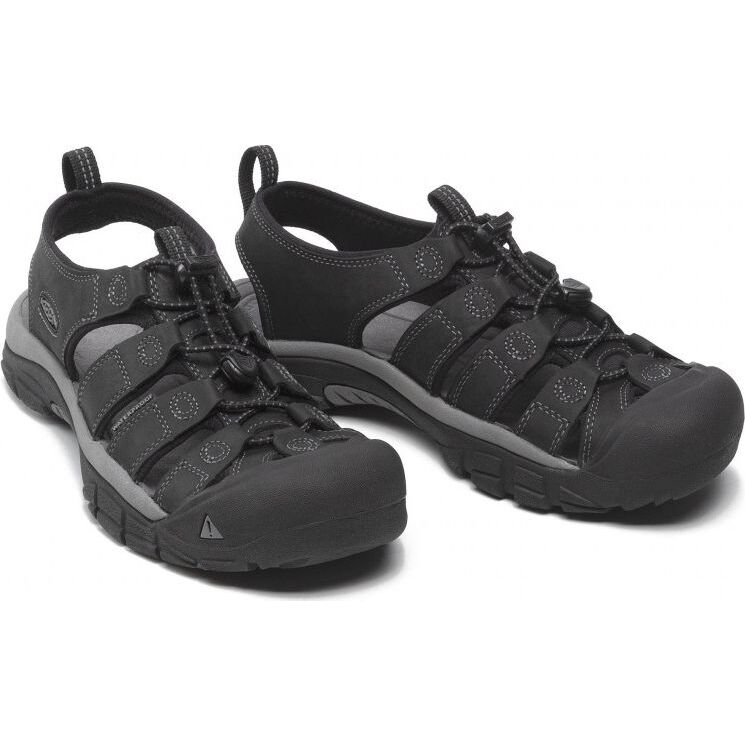 Newport Leather Sandal Men's Black/Steel Grey