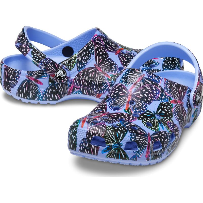 Crocs™ Classic Butterfly Clog Moon Jelly/Multi