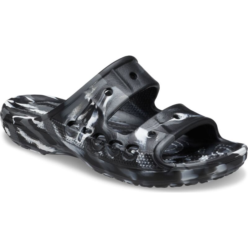 Crocs™ Baya Marbled Sandal Black/Multi