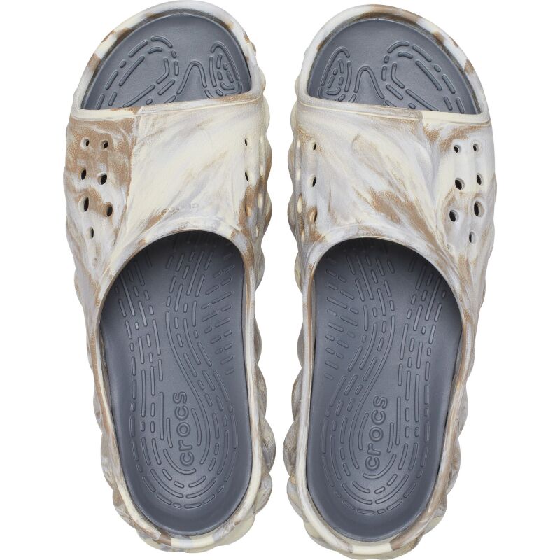 Crocs™ Echo Marbled Slide Bone/Multi