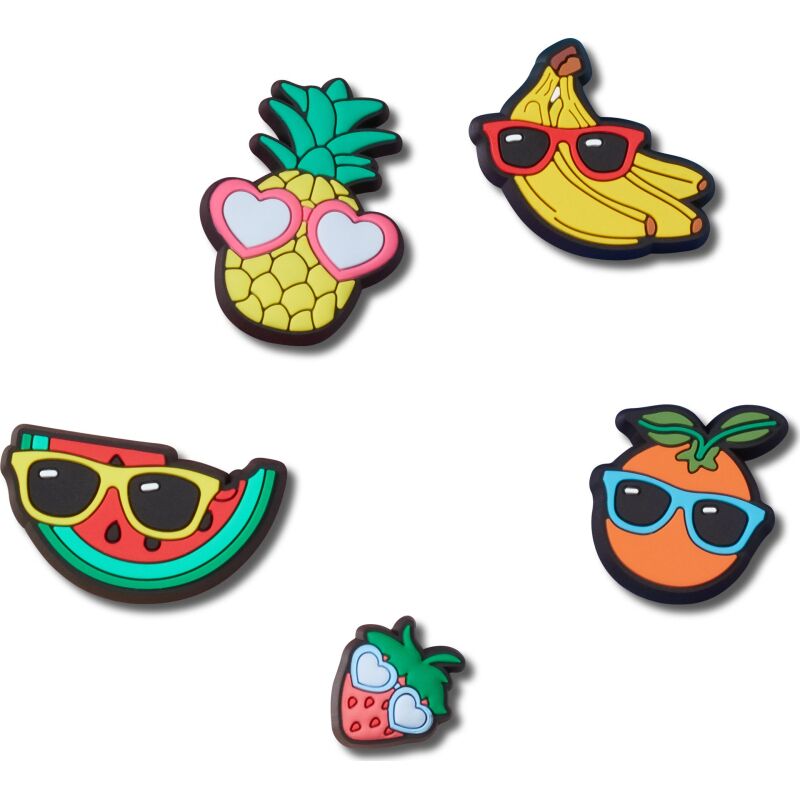 Crocs™ Jibbitz Cute Fruit with Sunnies 5 Pack Multi