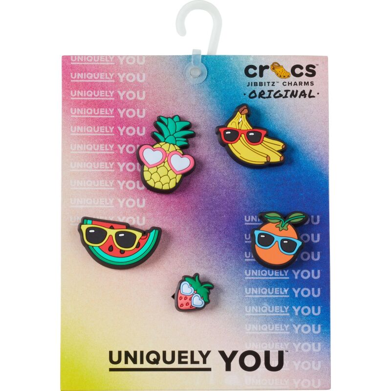 Crocs™ Jibbitz Cute Fruit with Sunnies 5 Pack Multi