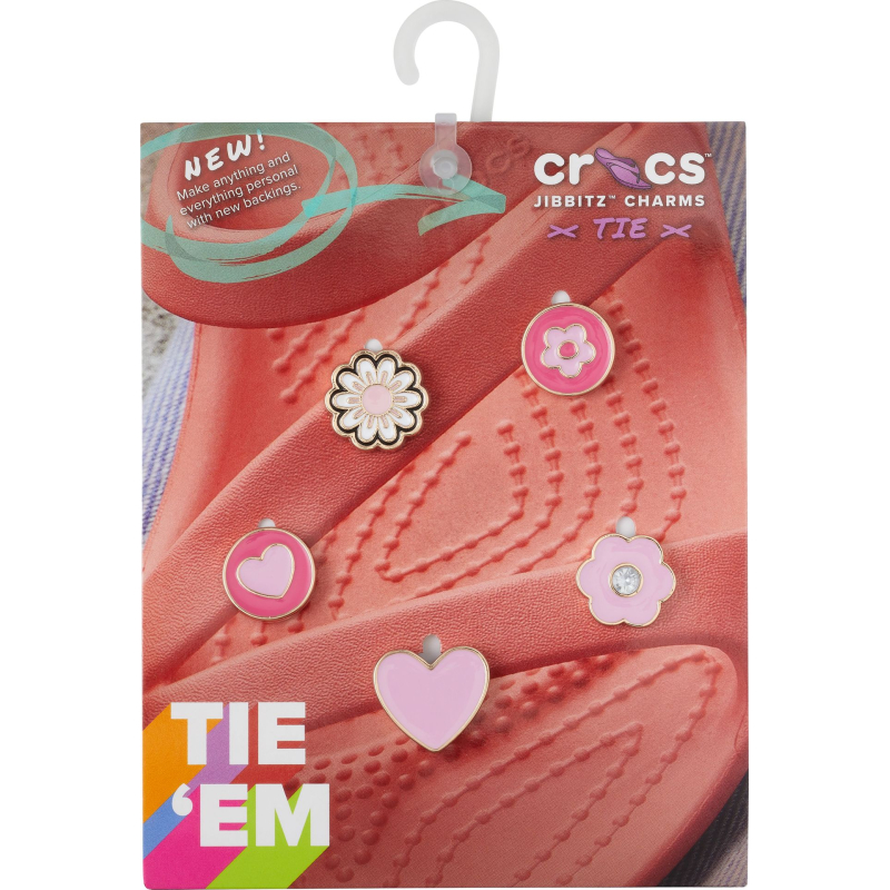 Crocs™ PINK ELEVATED SANDAL BACKER 5-PACK G0887700-MU