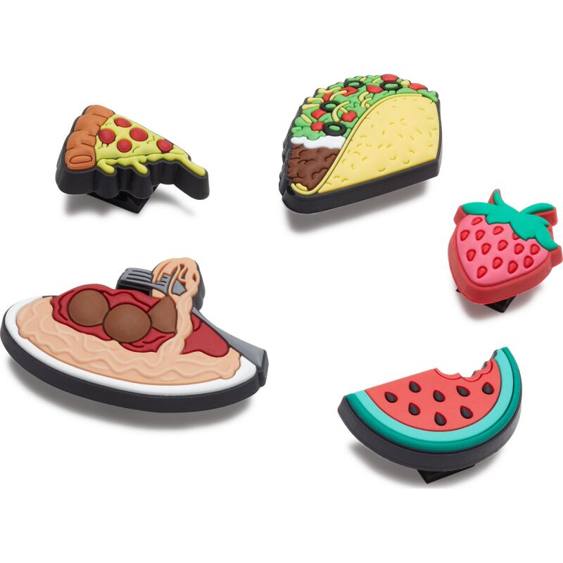 Crocs™ Jibbitz All The Food Lace Backer 5-Pack