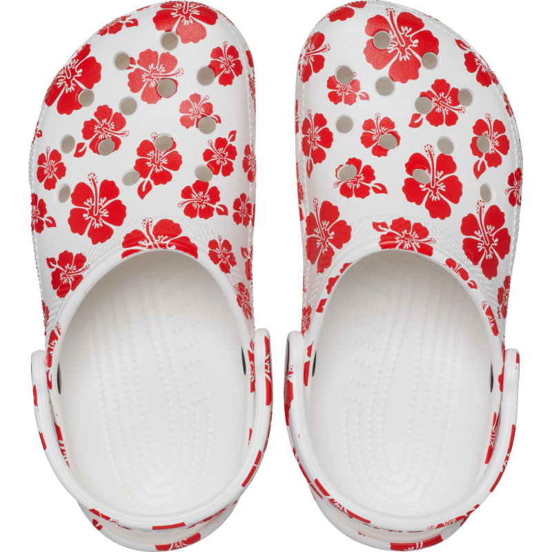 Crocs™ Classic Retro Resort Clog White/Flame