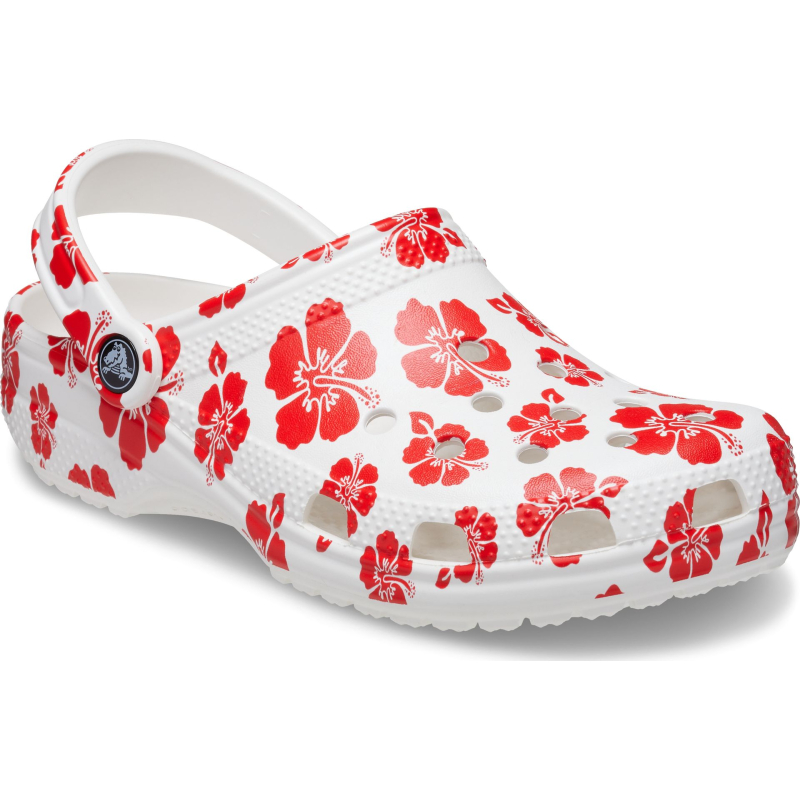 Crocs™ Classic Retro Resort Clog White/Flame