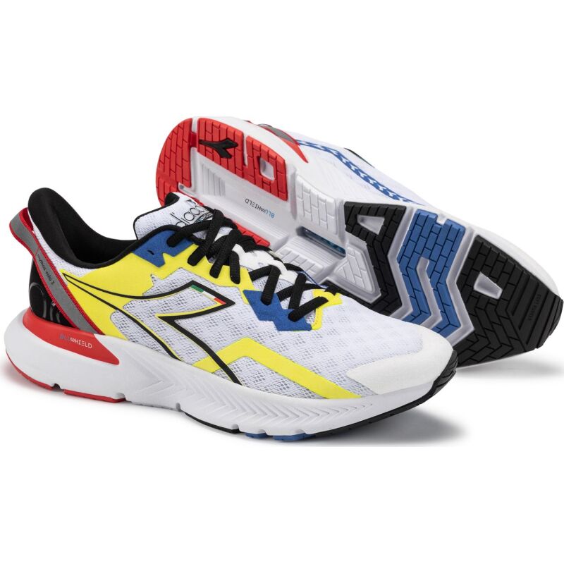 DIADORA Mythos Blushield Volo 3 White/Black/Yellow Fluo