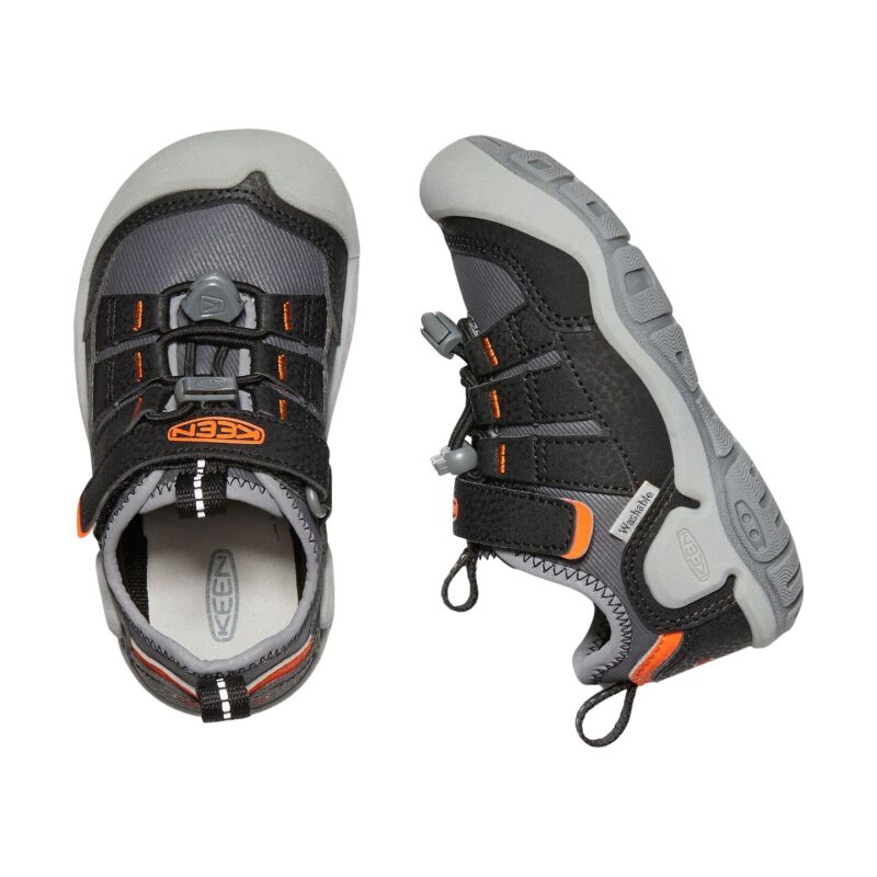 Keen KNOTCH HOLLOW CHILDREN Steel Grey/Safety Orange