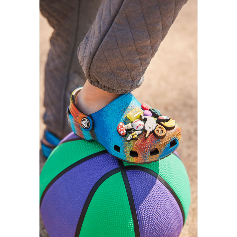 Crocs™ Classic Spray Dye Clog Kid's 208094 Black/Multi