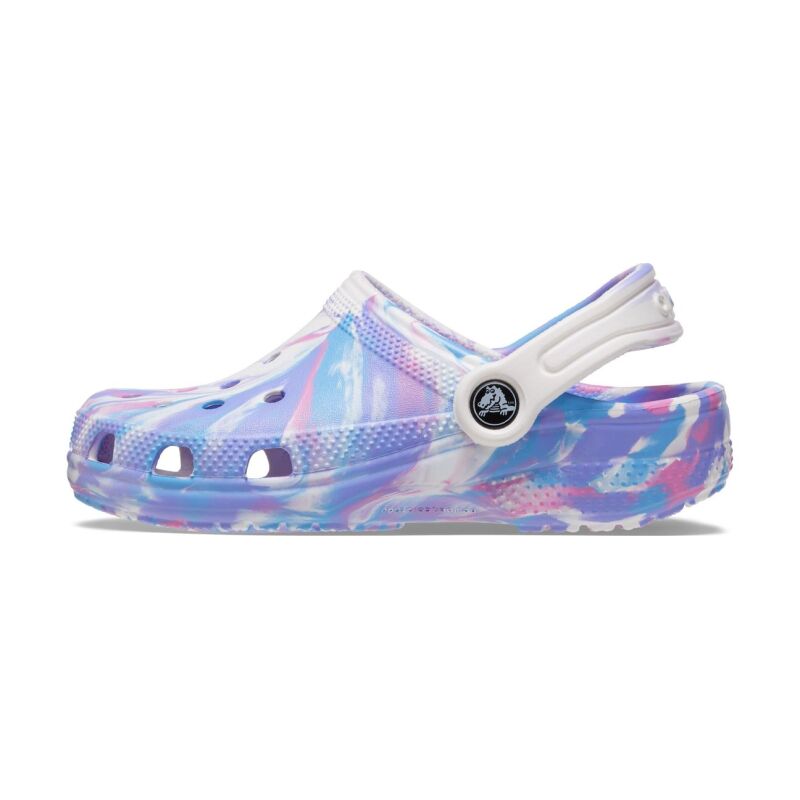 Crocs™ Classic Marbled Clog Kid's 207464 White/Pink