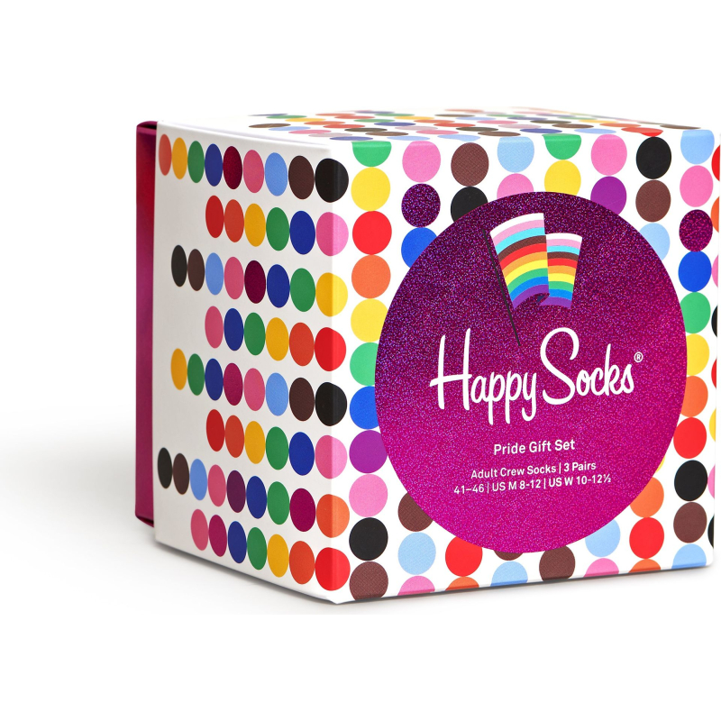 Happy Socks 3-Pack Pride Gift Set Multi-1300