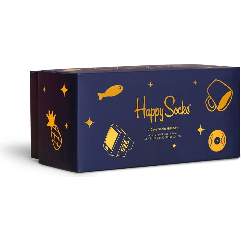 Happy Socks 7-Pack 7 Days A Week Gift Set Multi-200
