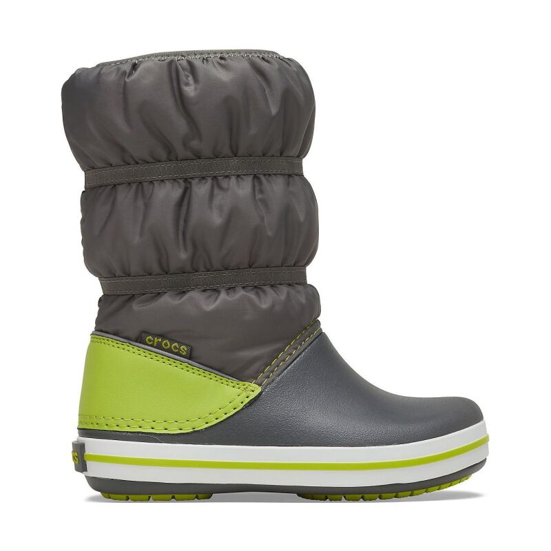 Crocs™ Crocband Winter Boot Kid's Slate Grey/Lime Punch
