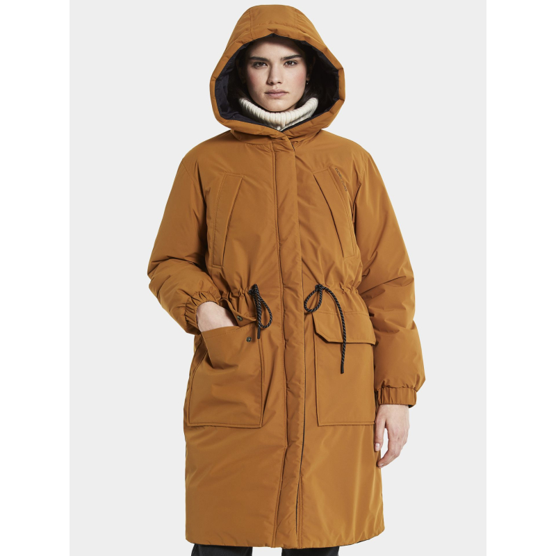 ANNA  WOMEN'S PARKA Black/Cayenne