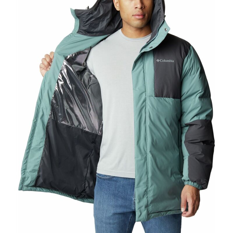 Columbia ALDERCREST DOWN PARKA MEN'S Metal/Shark