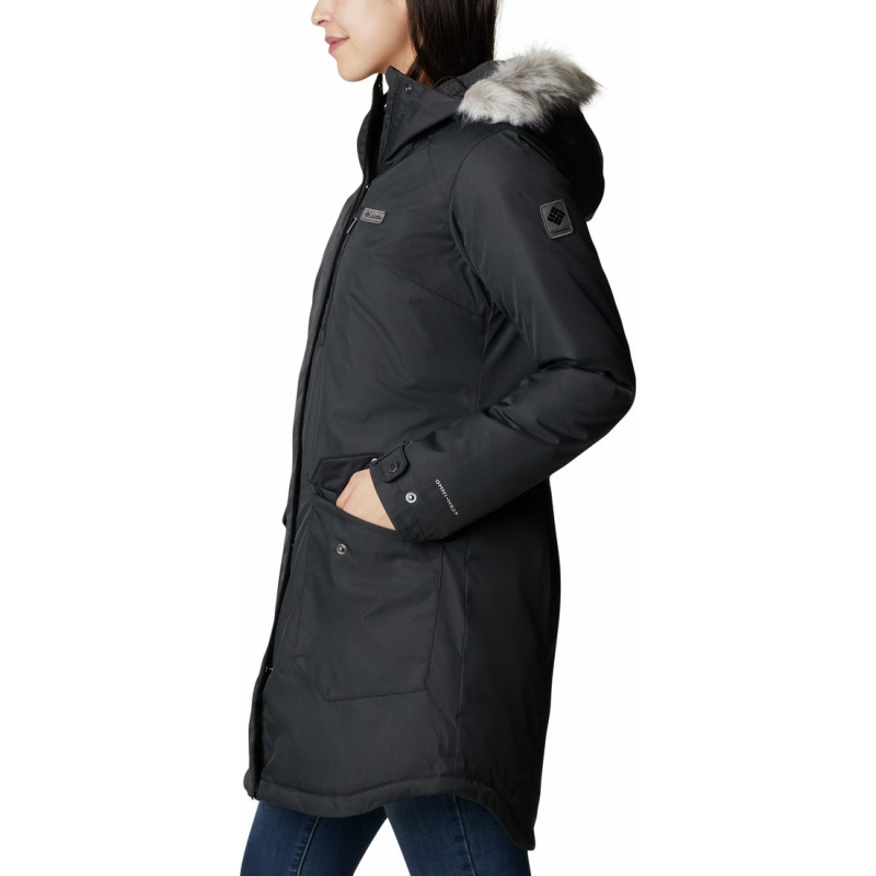 Columbia suttle mountain best sale hooded long insulated jacket
