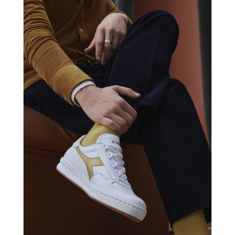 DIADORA B.Elite H Italia Sport White/Gold