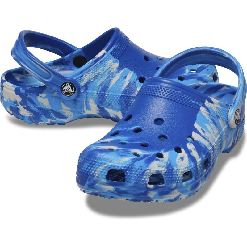 Crocs™ Classic Marbled Clog Blue Bolt/Multi