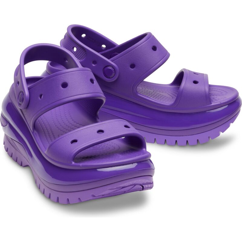 Crocs™ Classic Mega Crush Sandal Neon Purple