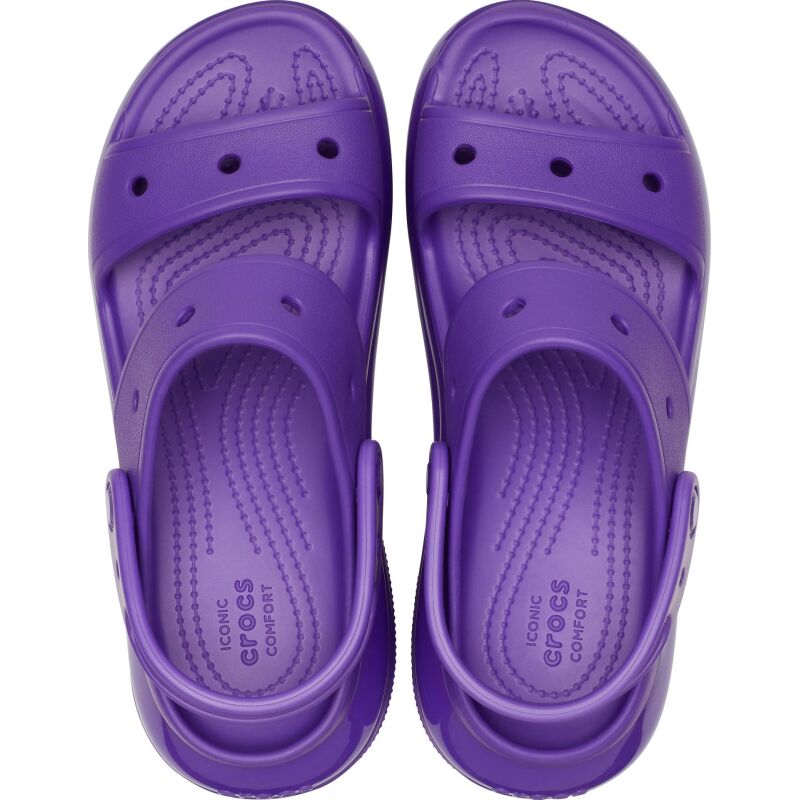 Crocs™ Classic Mega Crush Sandal Neon Purple