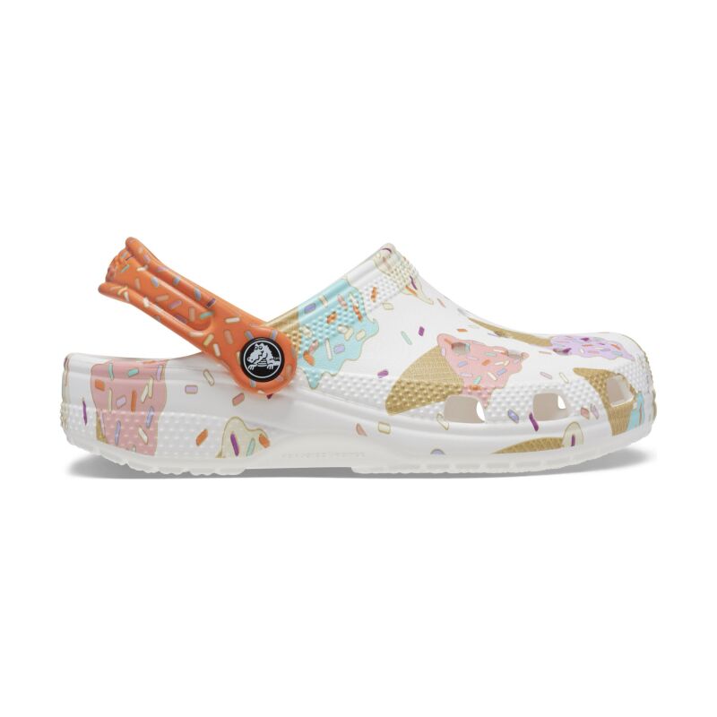 Crocs™ Classic Ice Cream Graphic Clog Kid's White/Multi