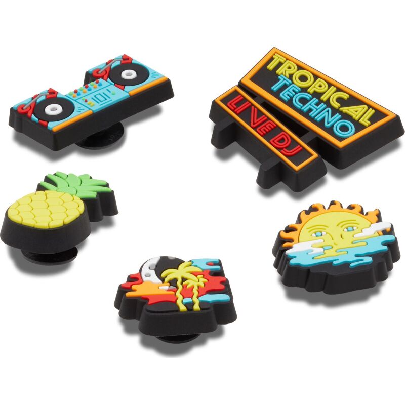 Crocs™ Jibbitz Tropical Techno Dj 5 Pack G1030000-Mu