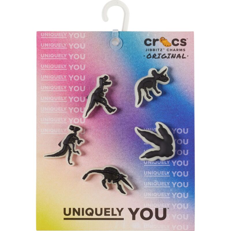 Crocs™ Jibbitz Glow In The Dark Dino 5 Pack G1031600-Mu