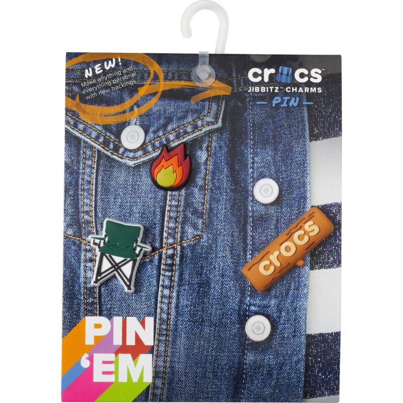 Crocs™ Crocs GONE CAMPING PIN BACKER 3-PACK G0885400-MU
