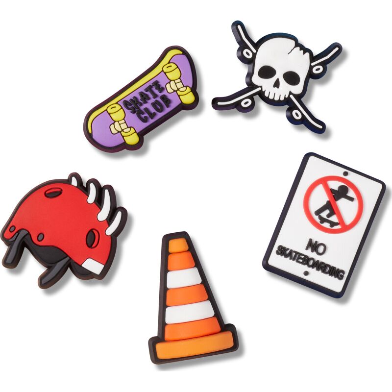 Crocs™ Jibbitz Skateboard Is Life 5 Pack G1051300-Mu