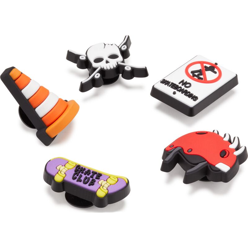 Crocs™ Jibbitz Skateboard Is Life 5 Pack G1051300-Mu