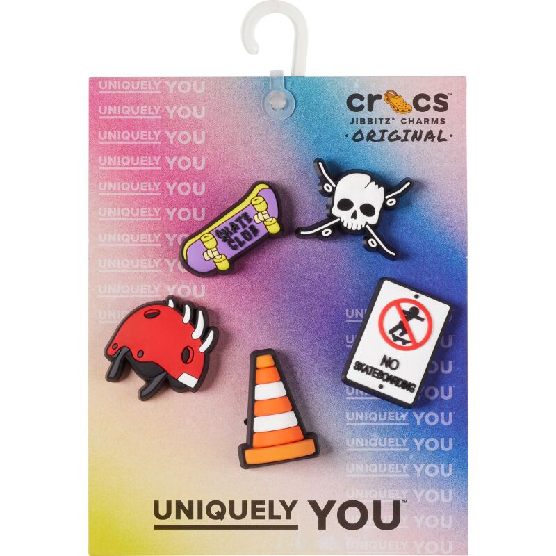 Crocs™ Jibbitz Skateboard Is Life 5 Pack G1051300-Mu