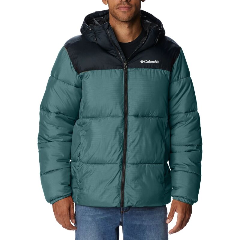 Columbia PUFFECT HOODED JACKET MEN'S Metal/Black
