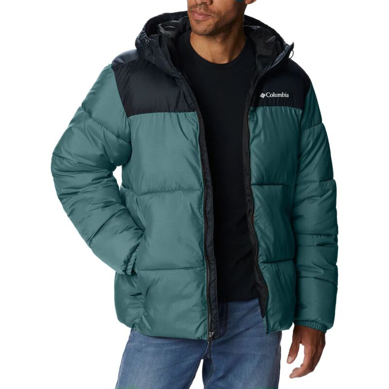 Columbia PUFFECT HOODED JACKET MEN'S Metal/Black