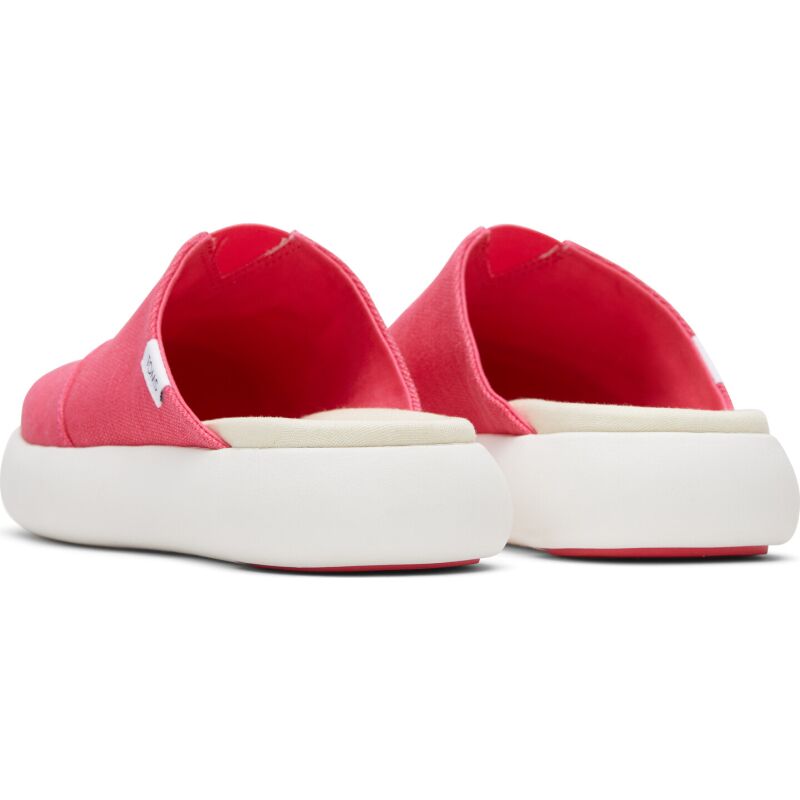 Шльопанці TOMS Heritage Canvas Women's Mallow Mule Sneaker Raspberry