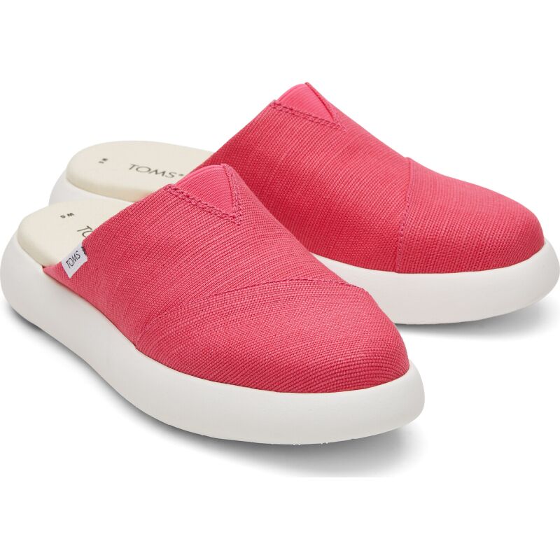 Шльопанці TOMS Heritage Canvas Women's Mallow Mule Sneaker Raspberry