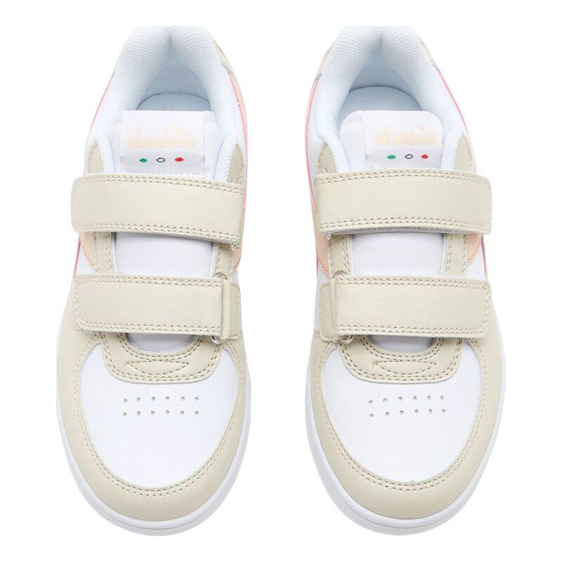 DIADORA Raptor Low PS Kid's White Bone/Pastel Rose Tan